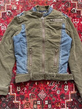 Vintage Y2K Denim/Corduroy Jacket